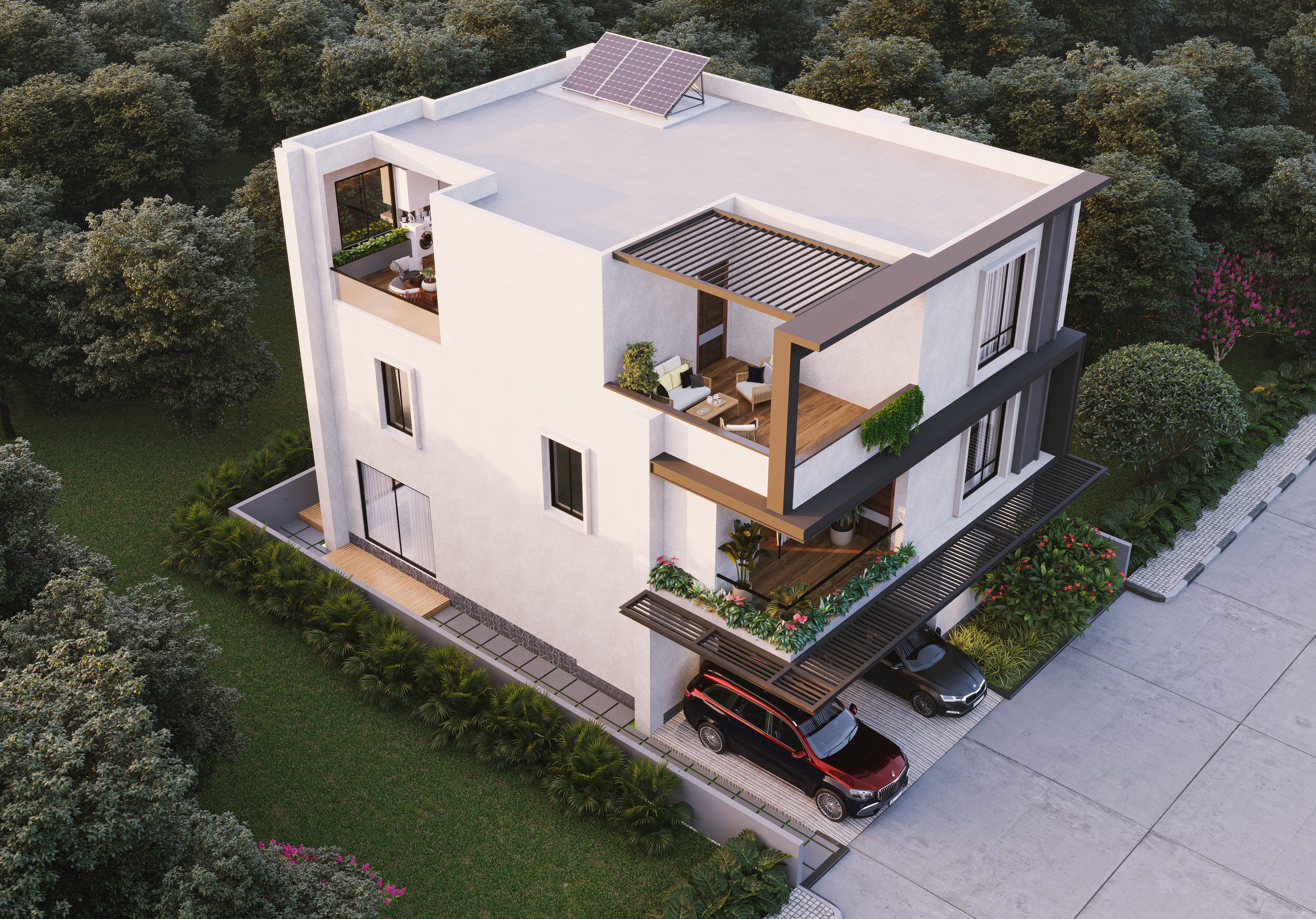 Villa Elevation West